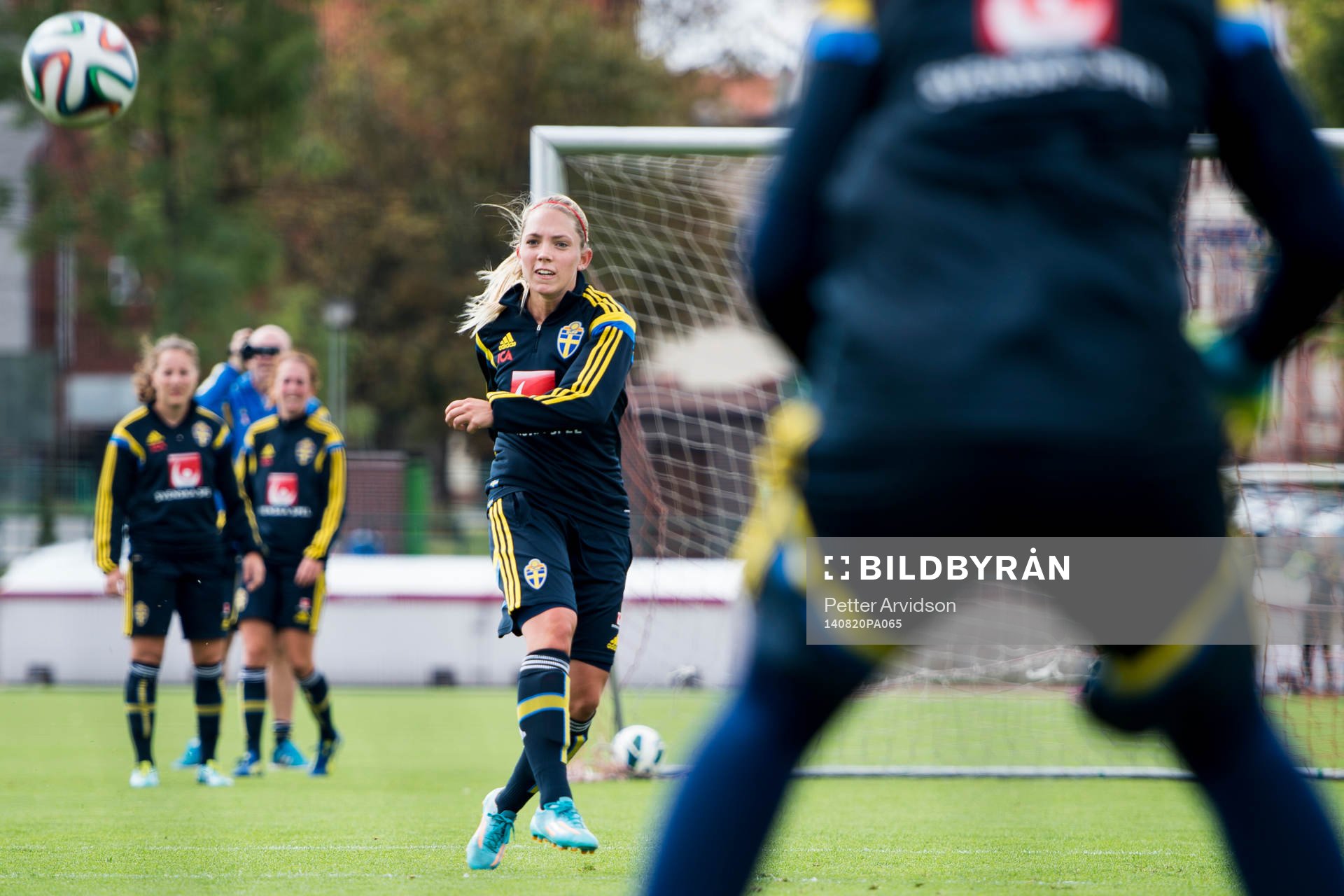 Sveriges Elin Rubensson tränar avslut