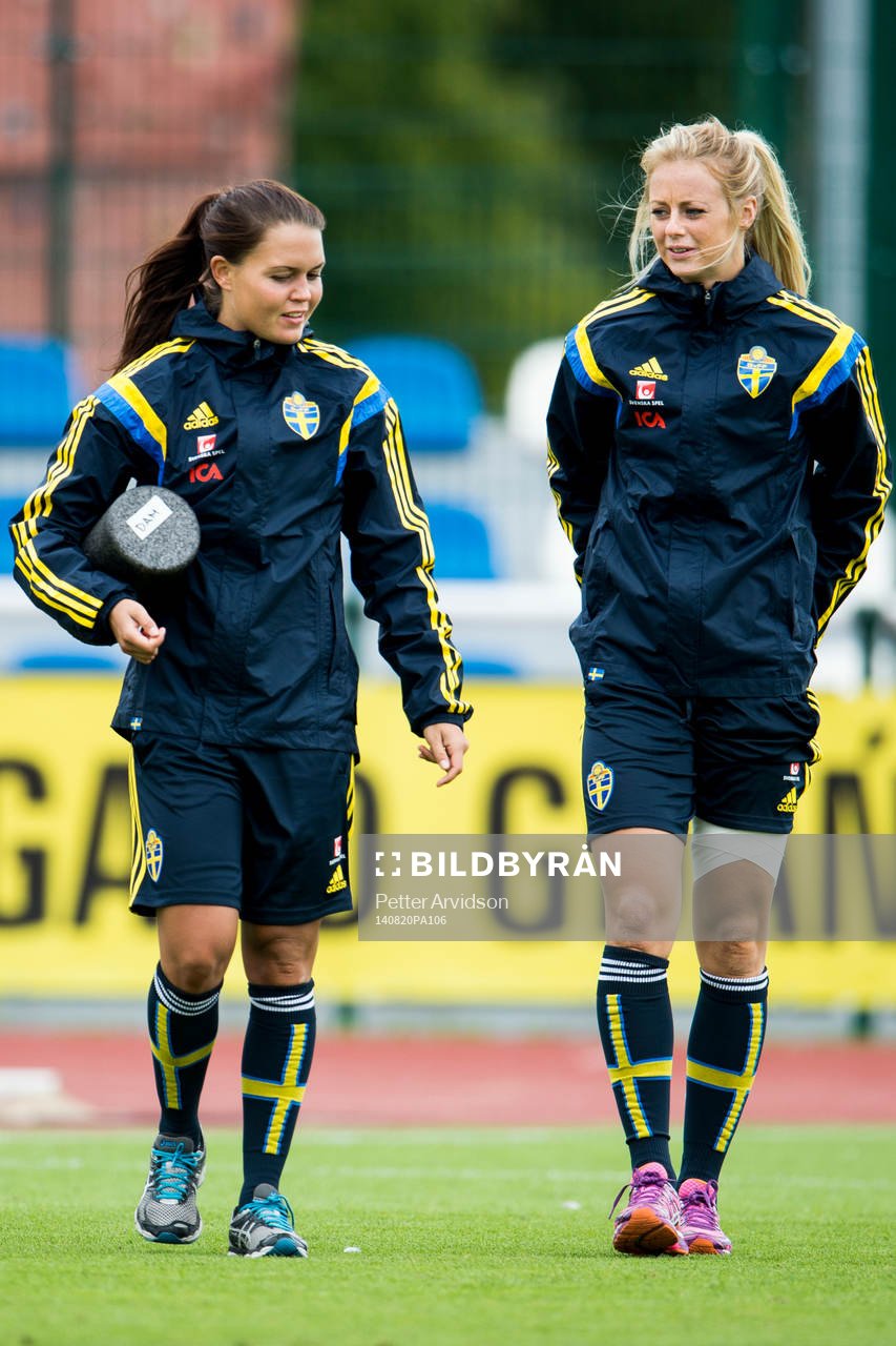 Sveriges Emilia Appelqvist och Amanda Ilestedt är skadade