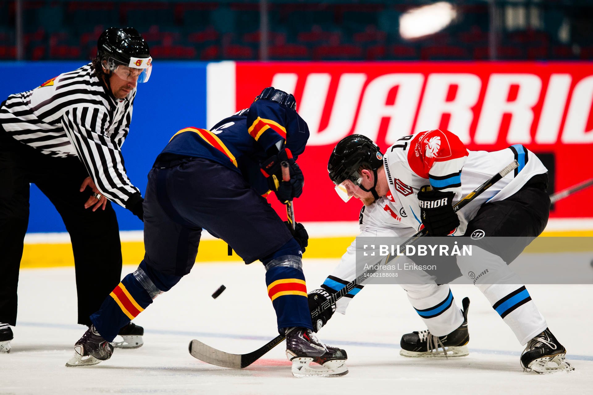 Djurgårdens David Rundqvist och Fribourg-Gottérons Martin