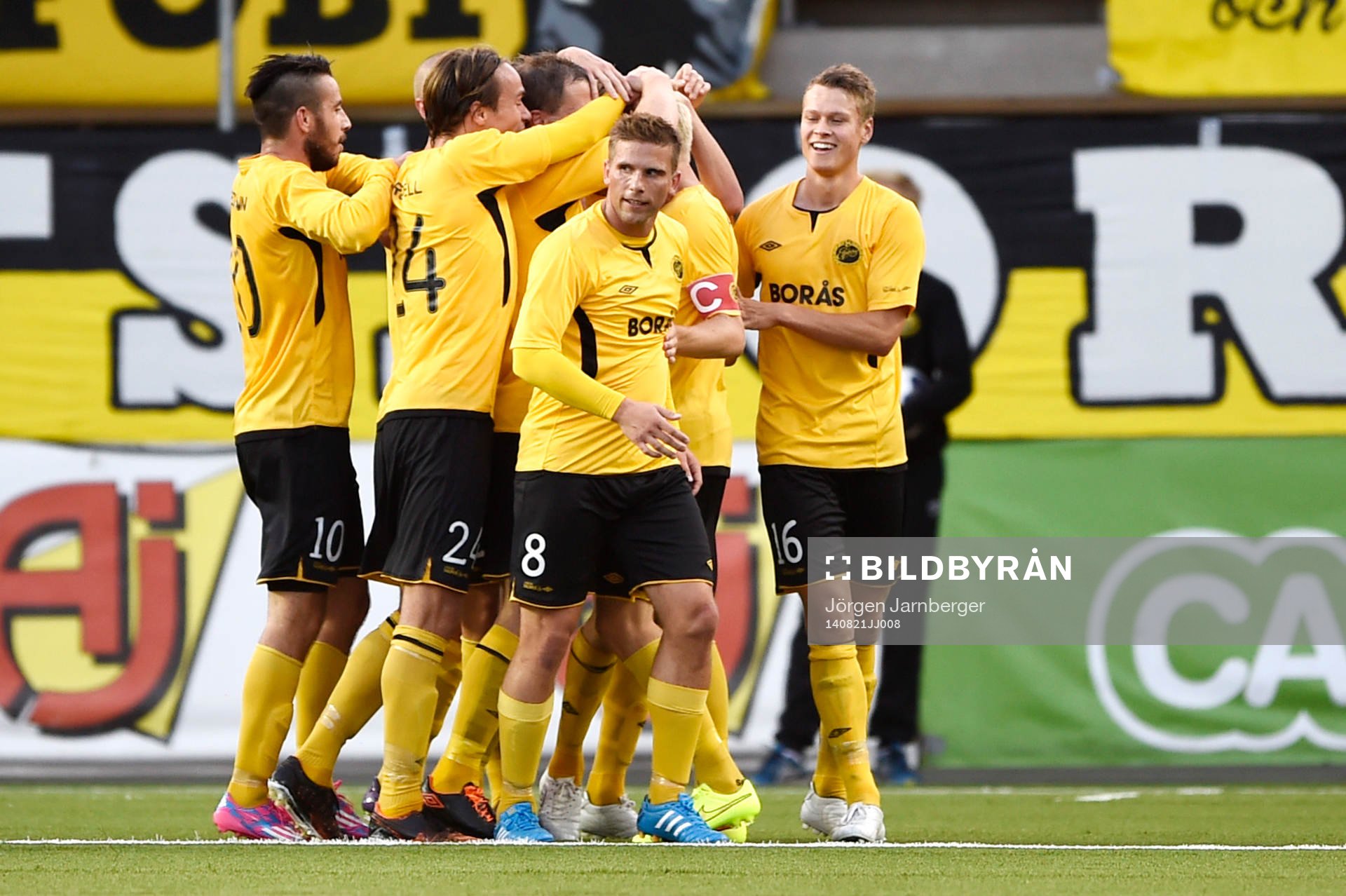 Elfsborgs spelare jublar