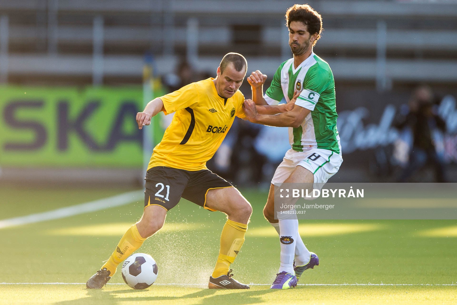 under fotbollsmatchen i Europa league mellan IF Elfsborg