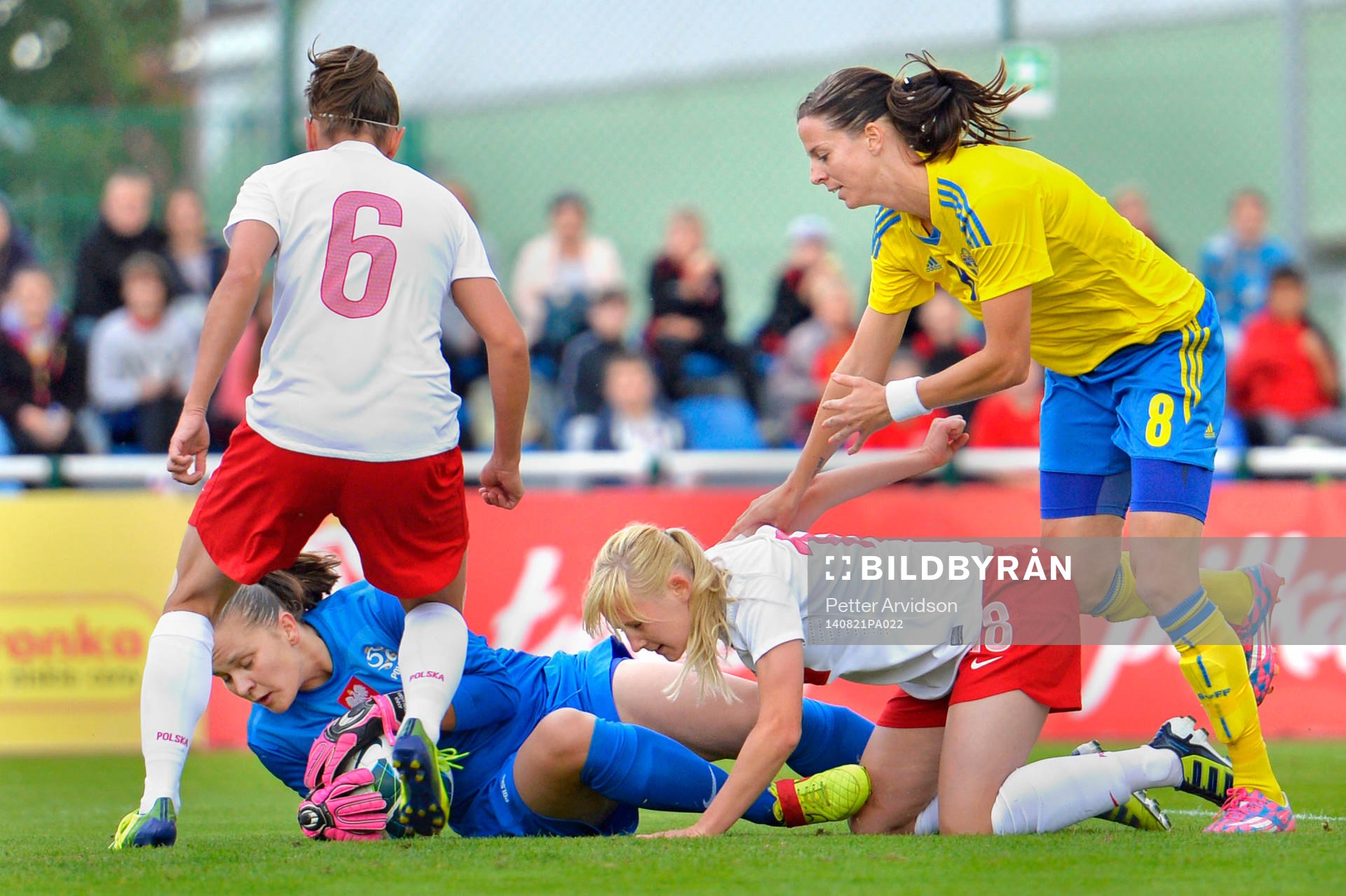 Polens Joanna Plonowska, Magdalena Szaj och målvakt Anna