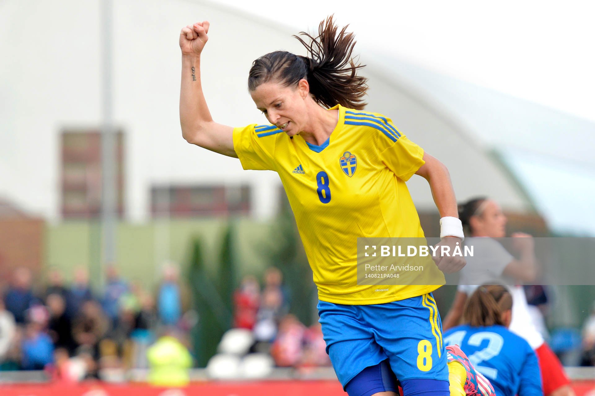 Sveriges Lotta Schelin jublar