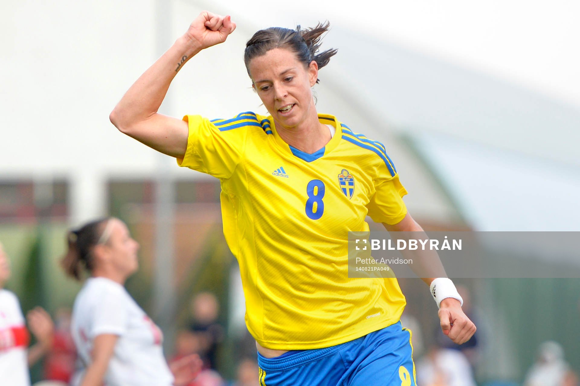 Sveriges Lotta Schelin jublar
