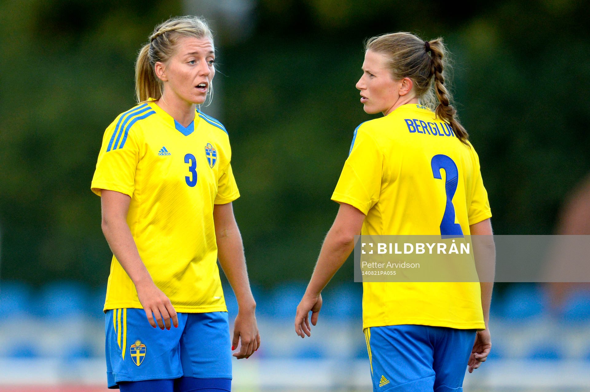 Sveriges mittbackspar Linda Sembrant och Emma Berglund