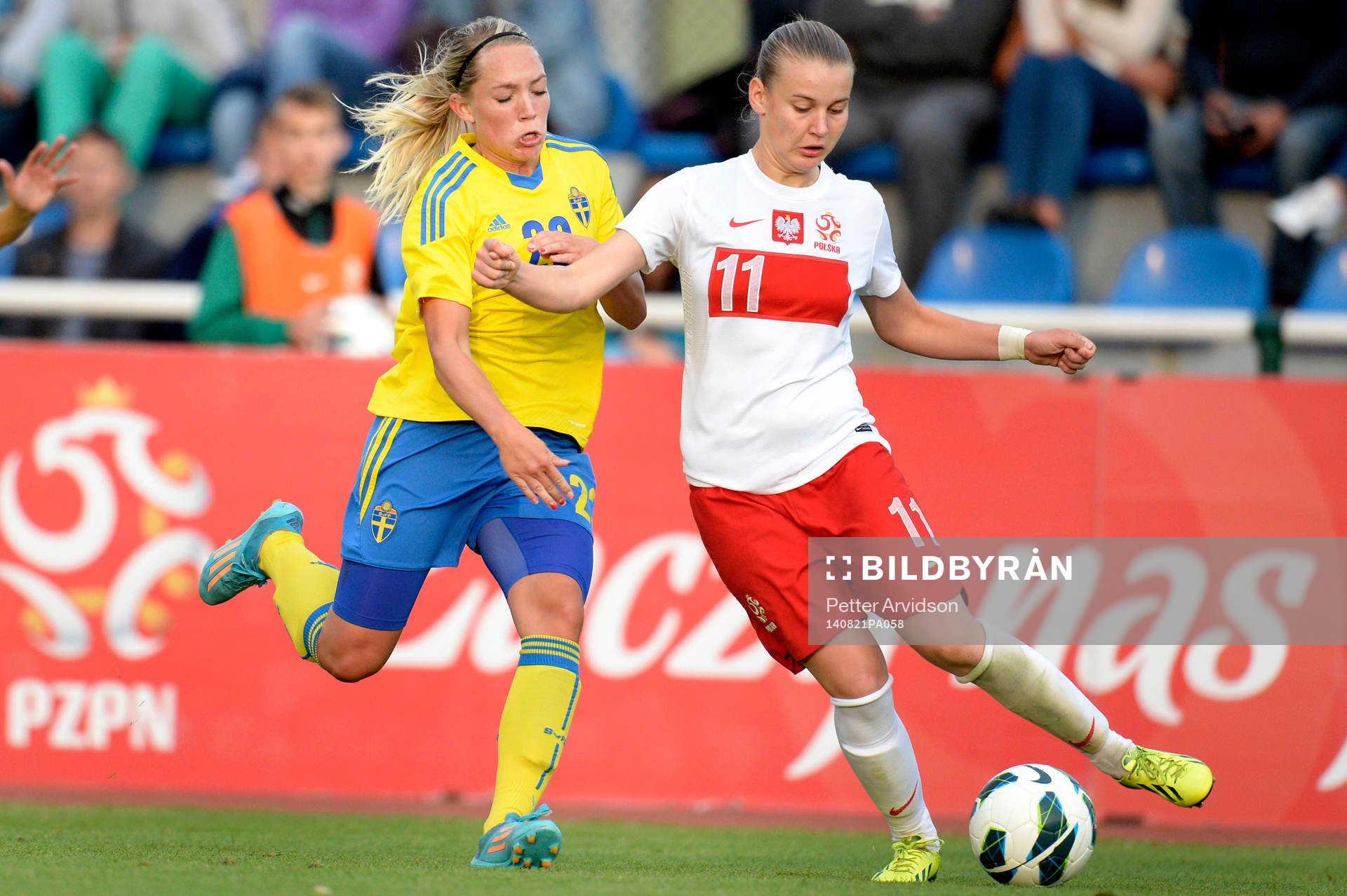 Sveriges Elin Rubensson och Polens Gabriela Grzywinska