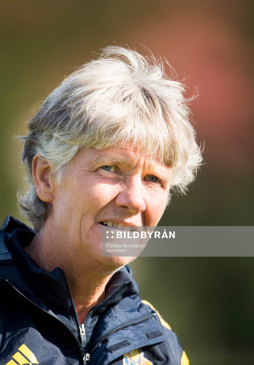 Sveriges förbundskapten Pia Sundhage