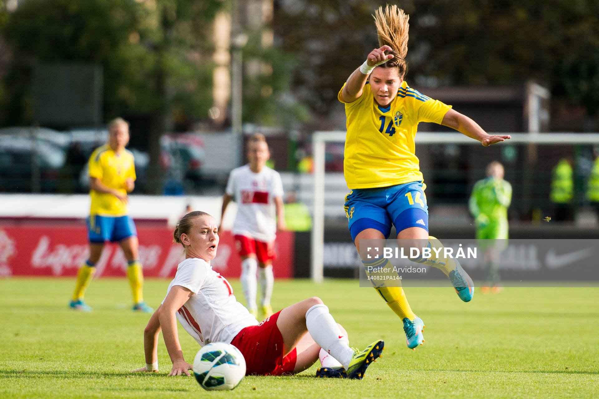 Sveriges Hanna Folkesson hoppar över Polens Gabriela
