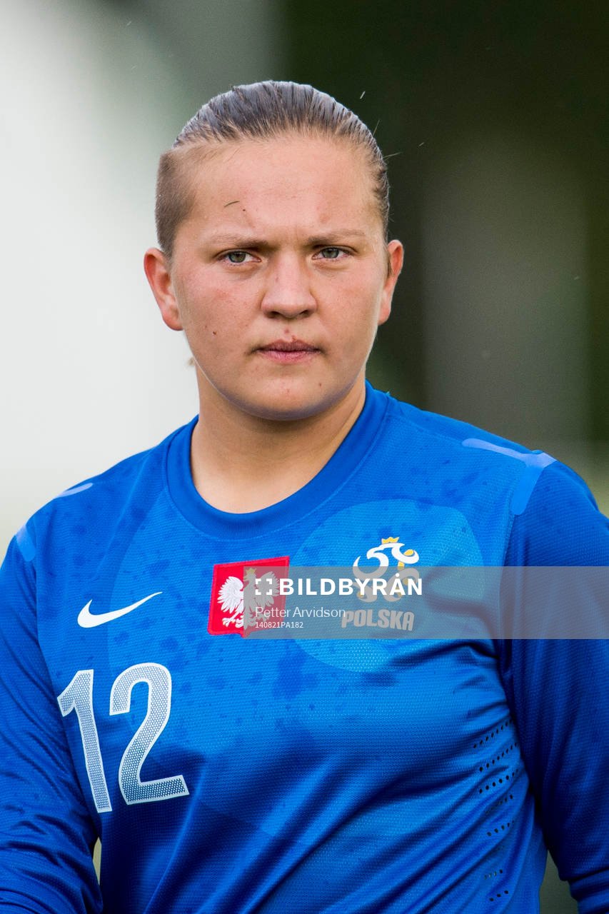 Polens målvakt Anna Szymanska