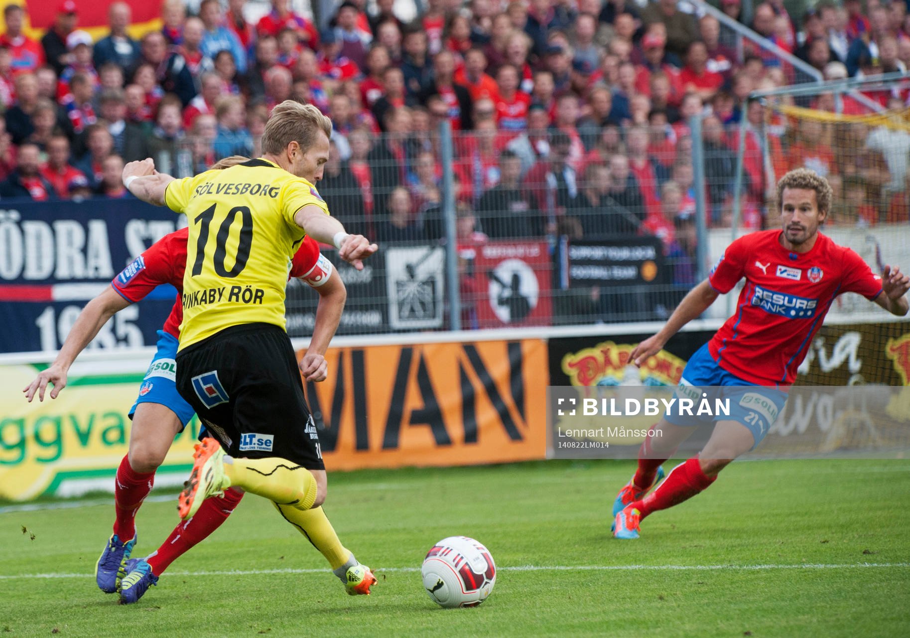 Mjällbys Christian Wilhelmsson  i matchen i allsvenskan