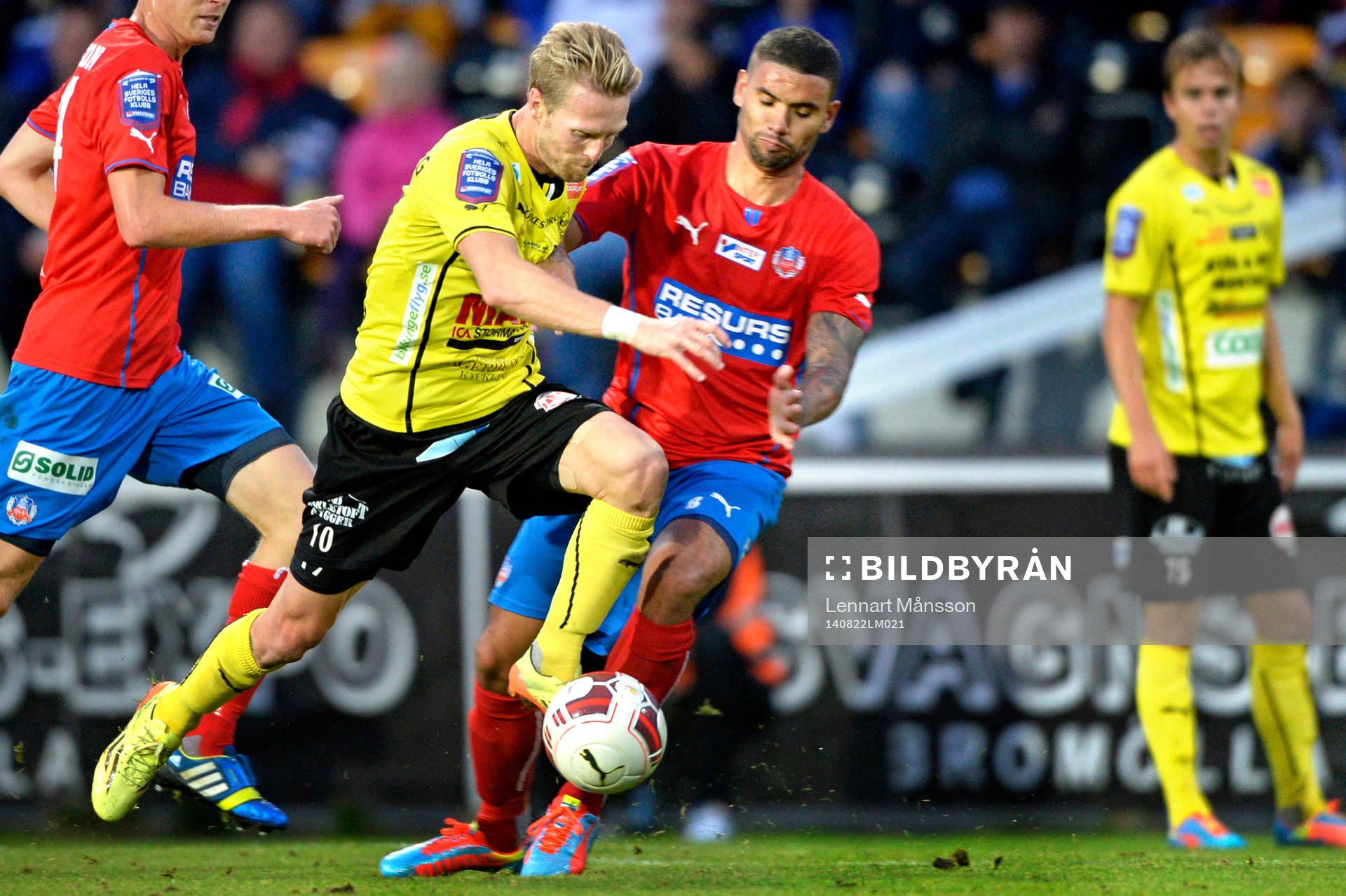 Mjällbys Christian Wilhelmsson och Helsingborgs Victor