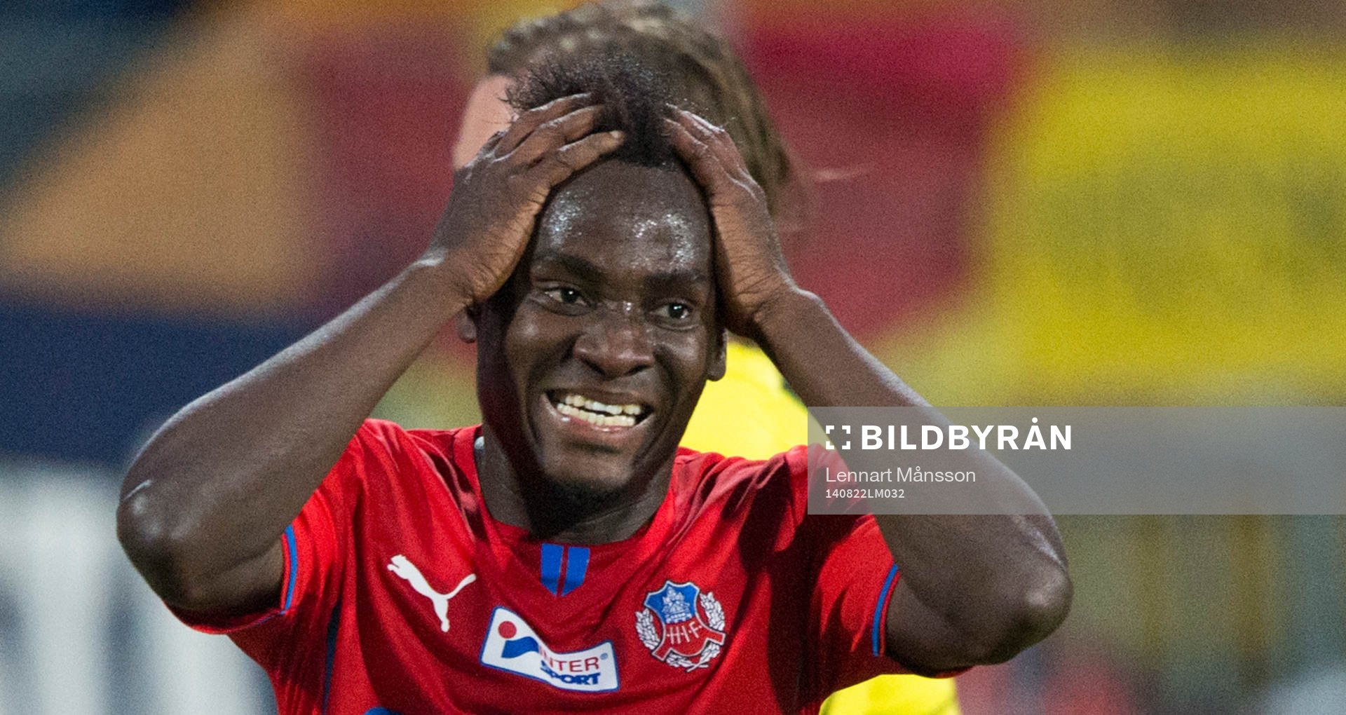 Helsingborgs David Accam har missat en jättechans i