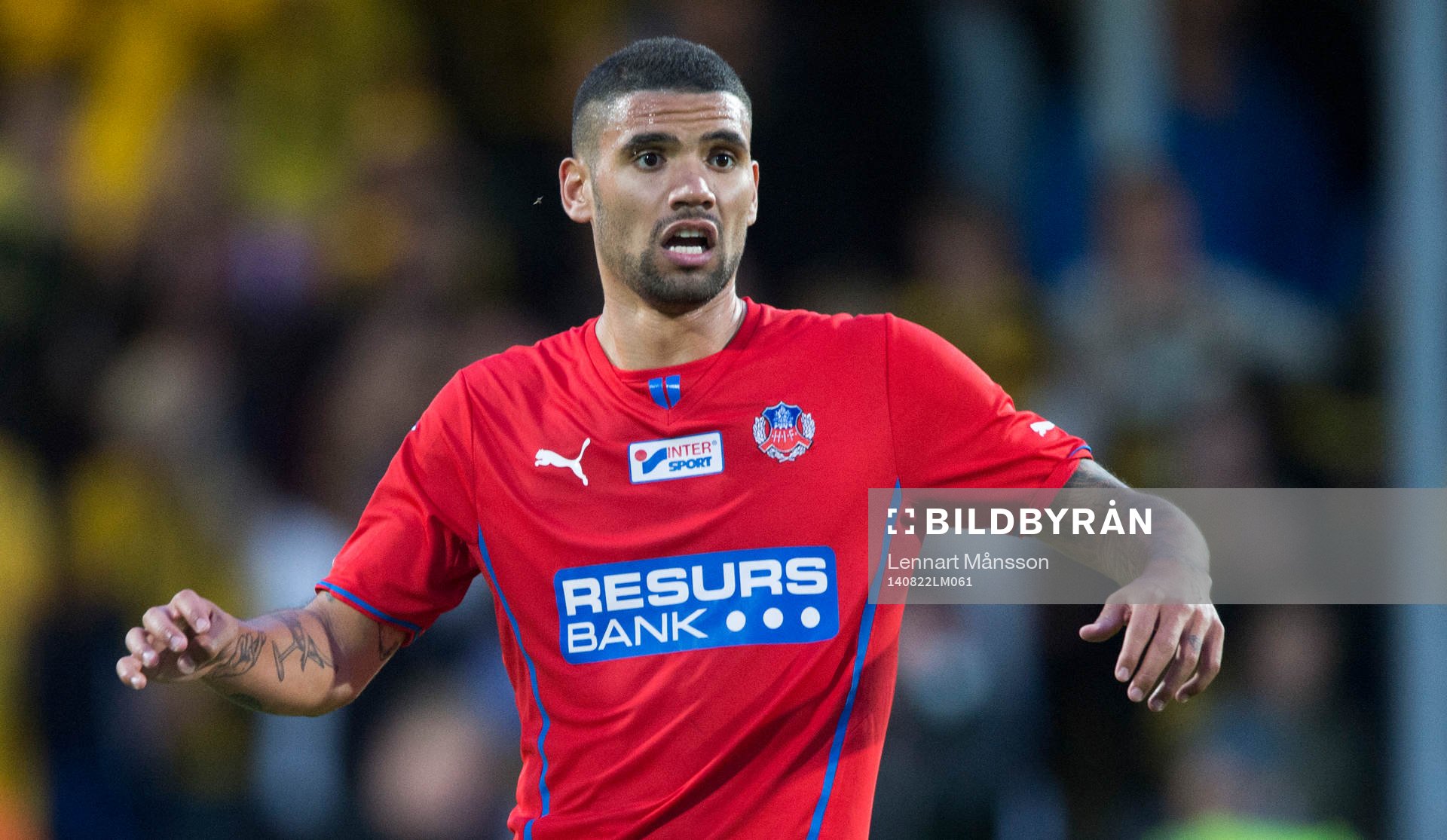 Helsingborgs Viktor Palsson i matchen i allsvenskan mellan