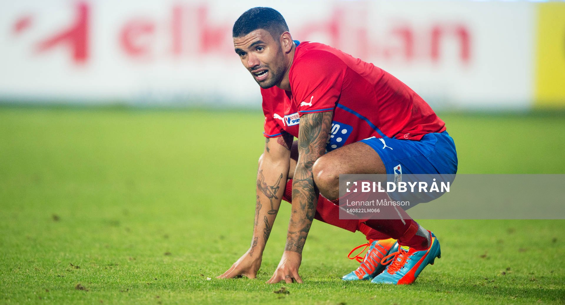Helsingborgs Viktor Palsson i matchen i allsvenskan mellan