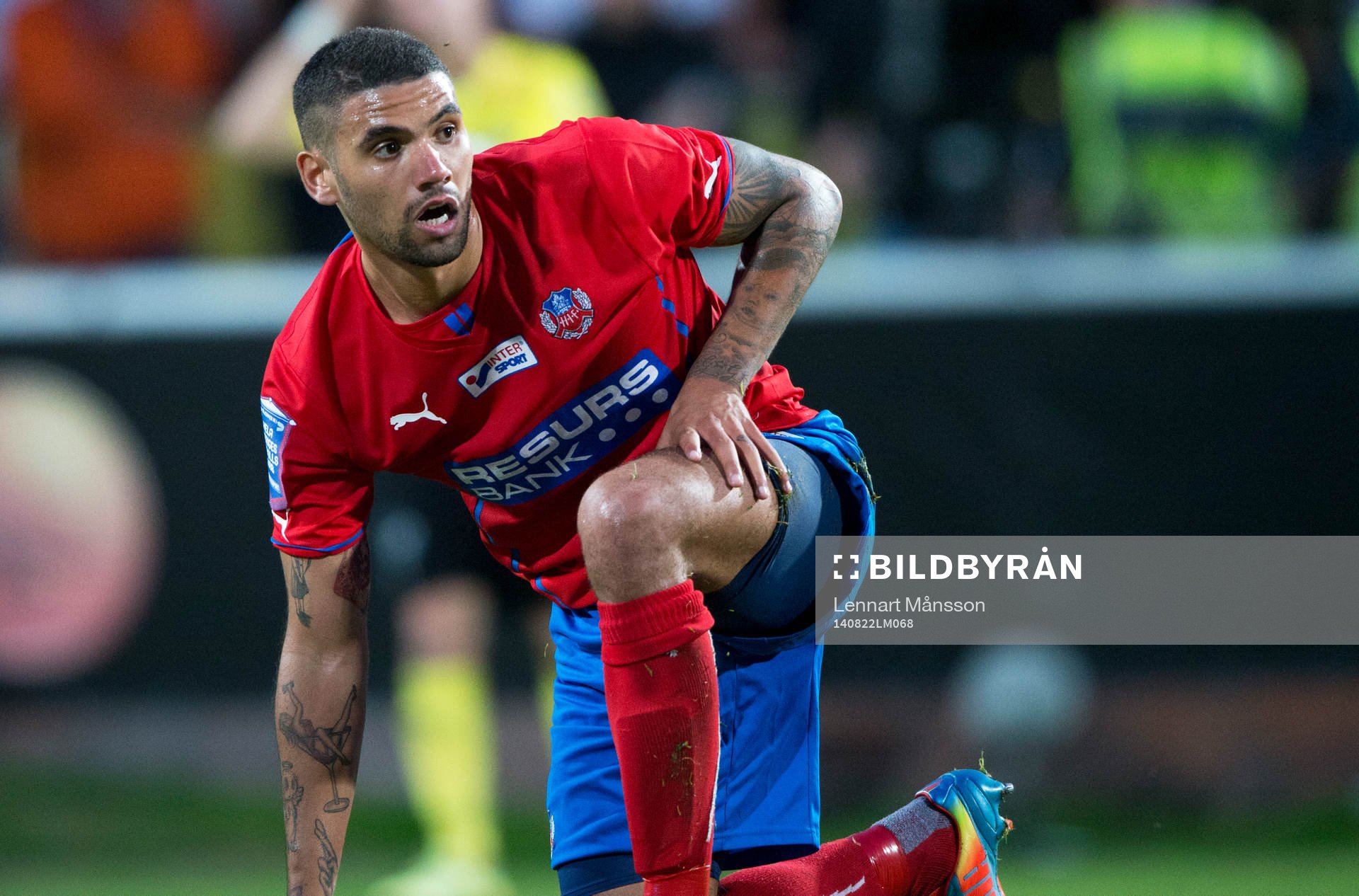Helsingborgs Viktor Palsson i matchen i allsvenskan mellan