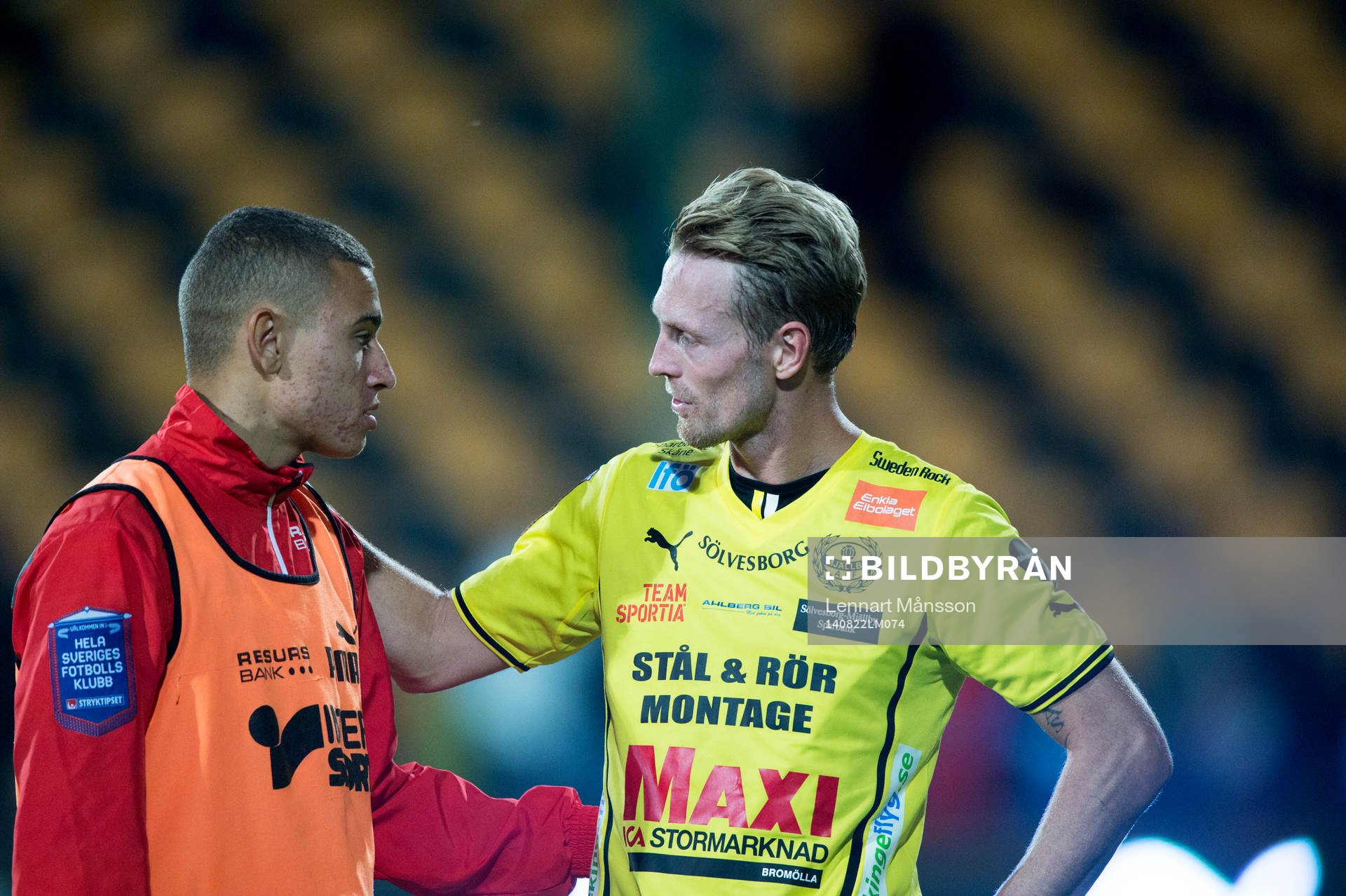 Mjällbys Christian Wilhelmsson och Helsingborgs Jordan