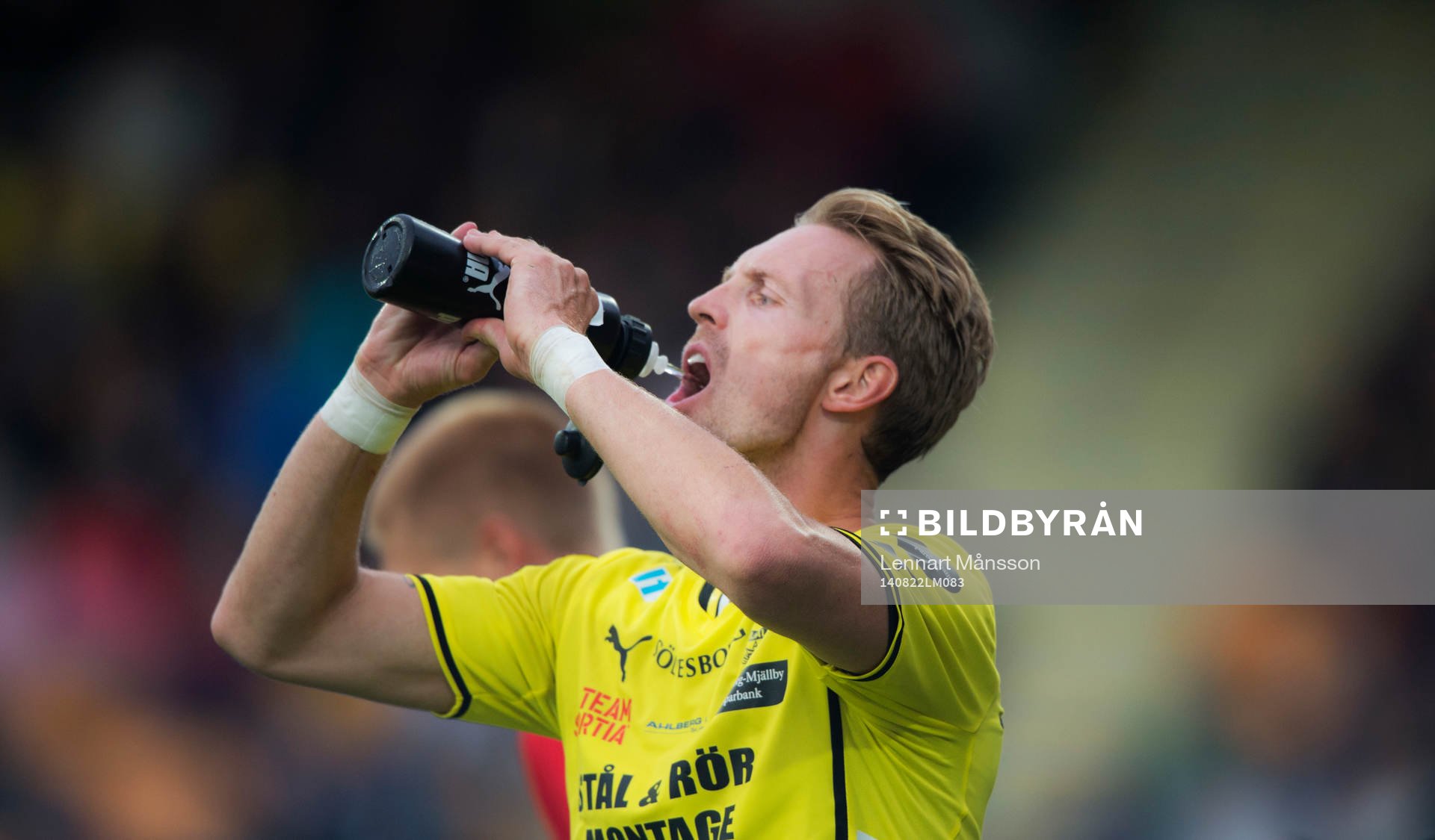 Mjällbys Christian Wilhelmsson  i matchen i allsvenskan