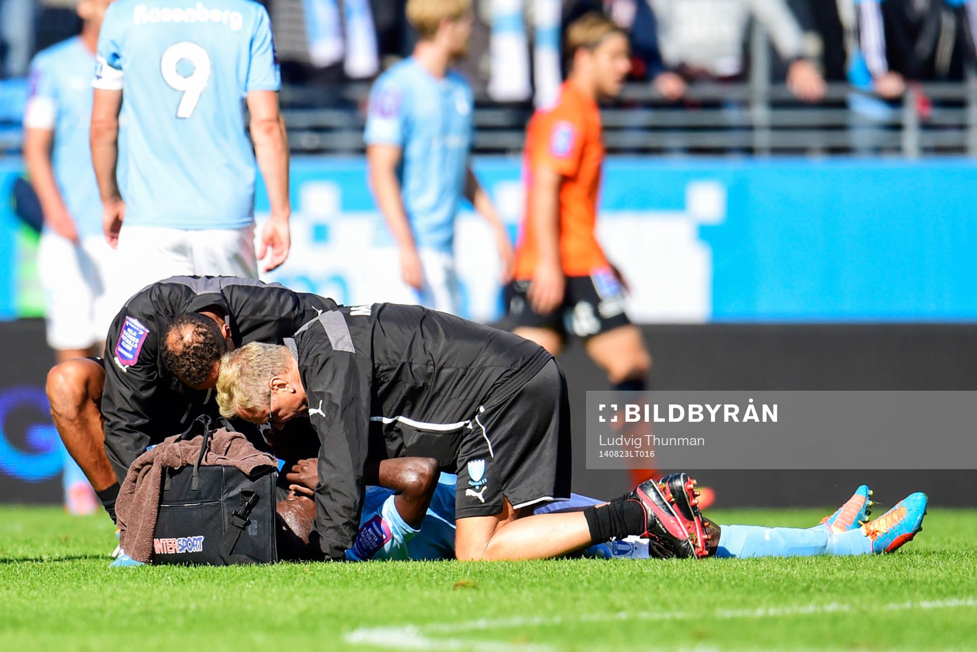 Malmö FFs Pa Konate får vård