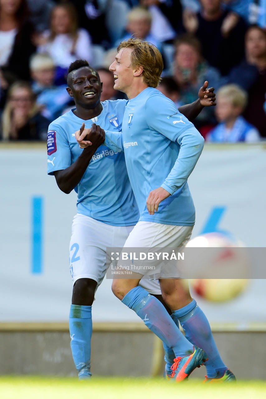 Malmö FFs Emil Forsberg jublar