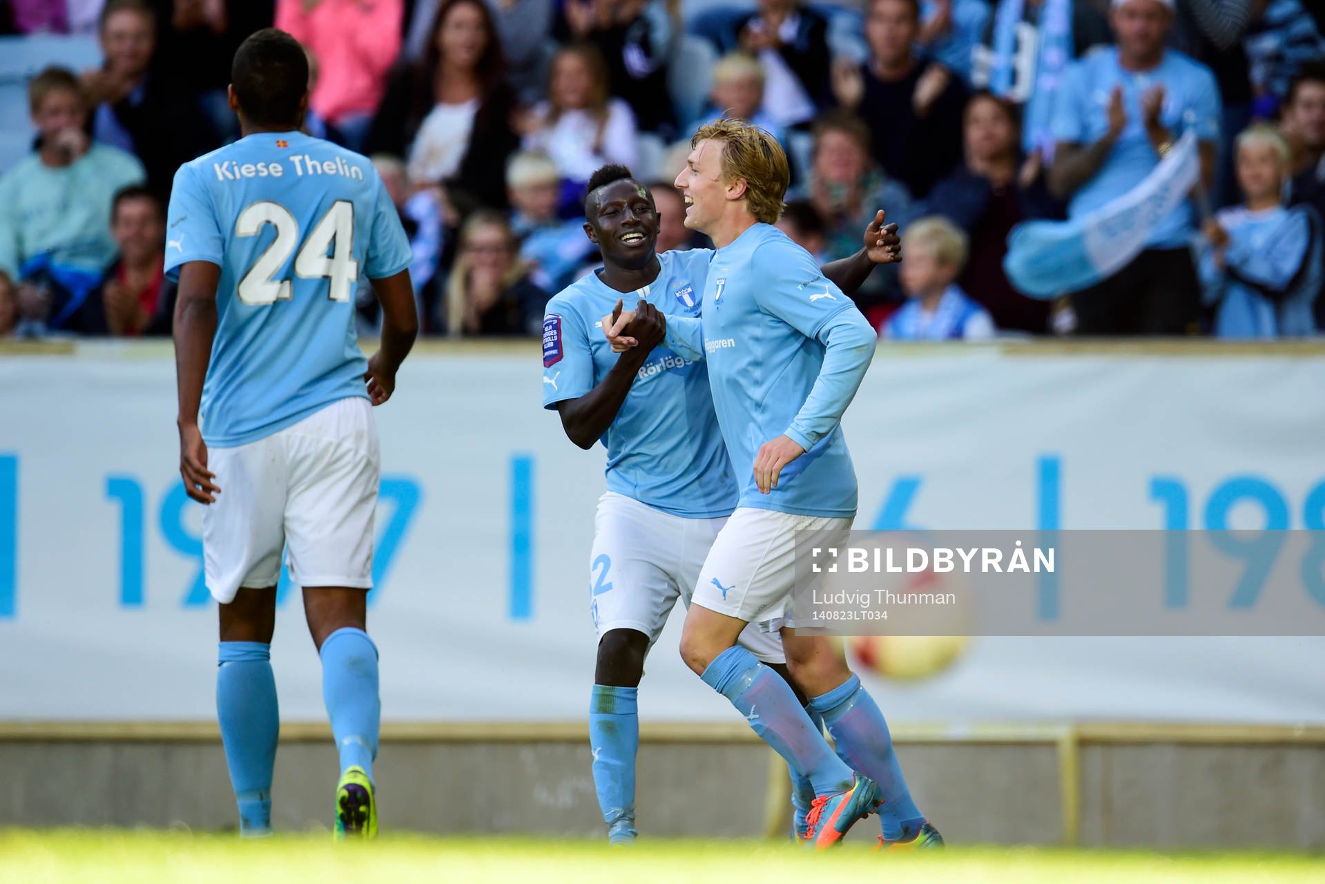Malmö FFs Emil Forsberg jublar