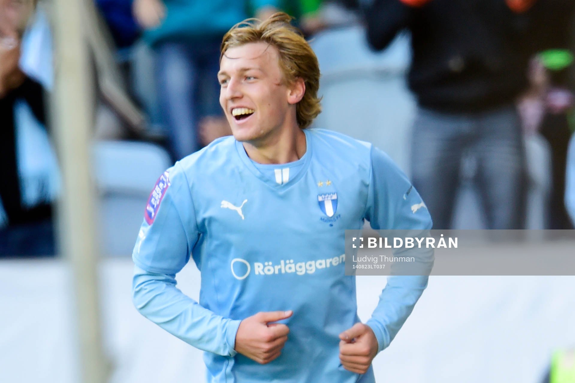 Malmö FFs Emil Forsberg jublar