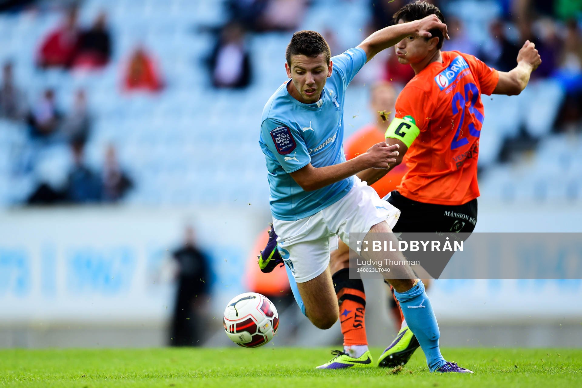 Malmö FFs Erdal Rakip och Norrköpings David Boo Wiklander