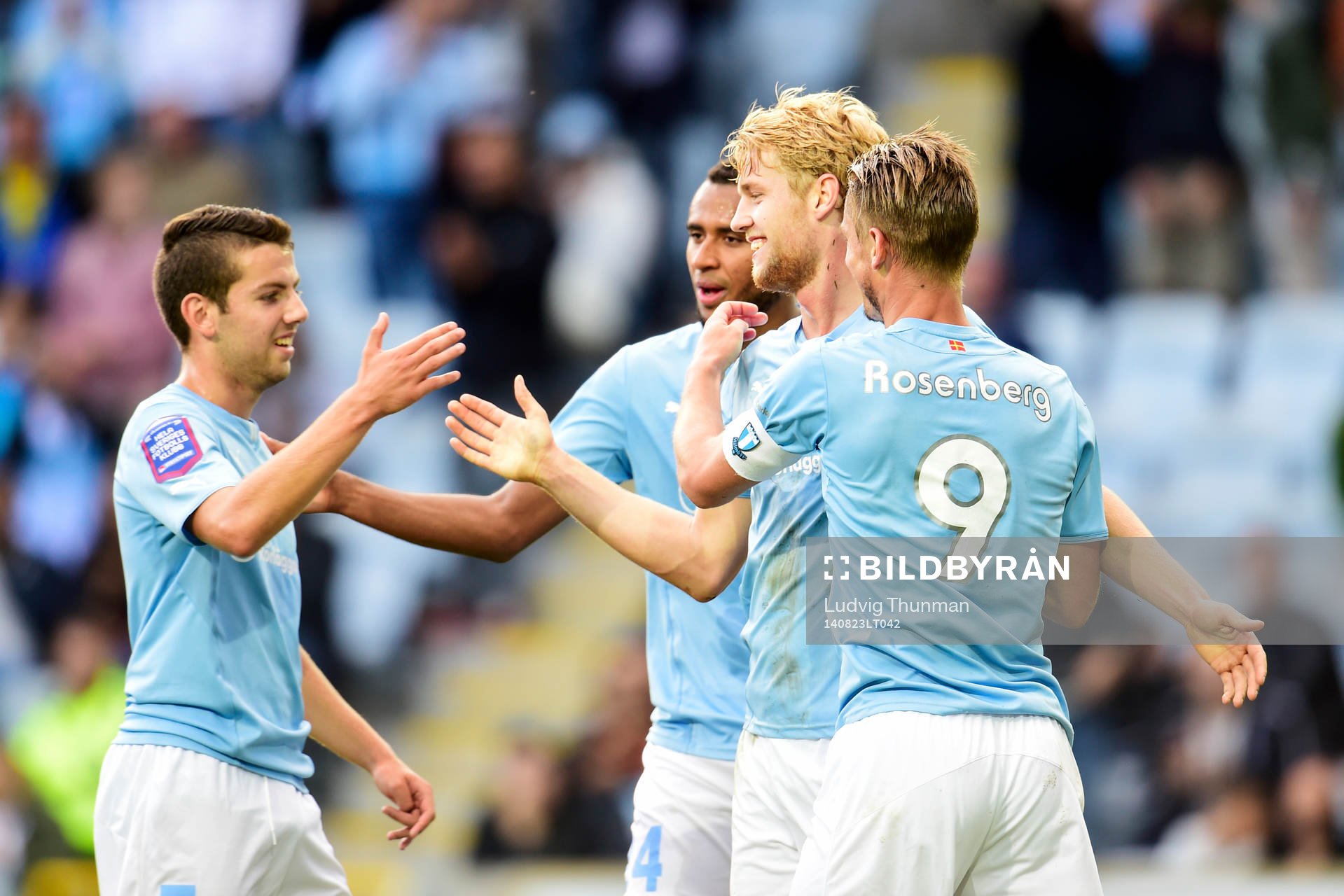 Malmö FFs Erdal Rakip, Isaac Kiese Thelin Filip Helander