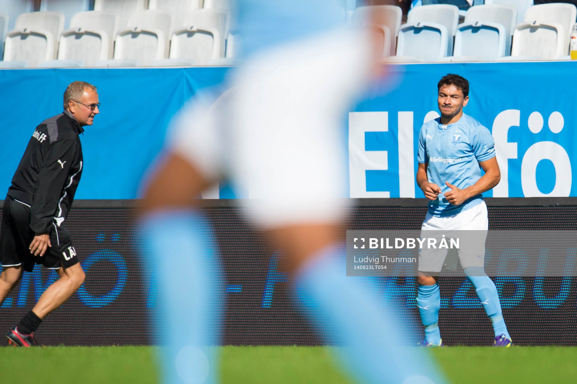 Malmö FFs Ricardo Ferreira Da Silva testar löpning på
