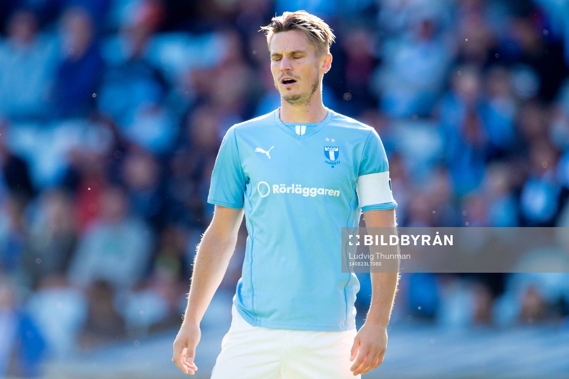 Malmö FFs Markus Rosenberg deppar