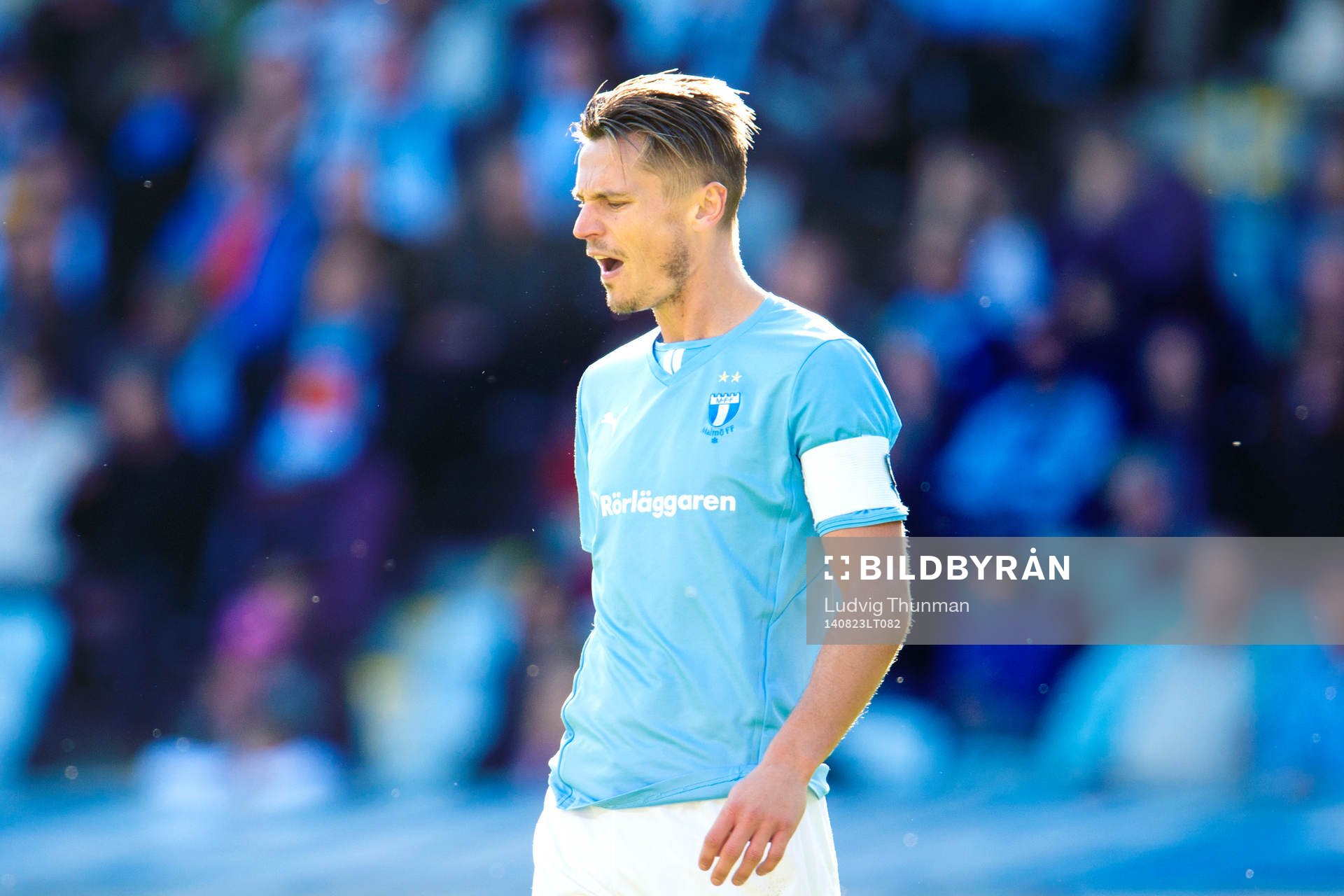 Malmö FFs Markus Rosenberg deppar