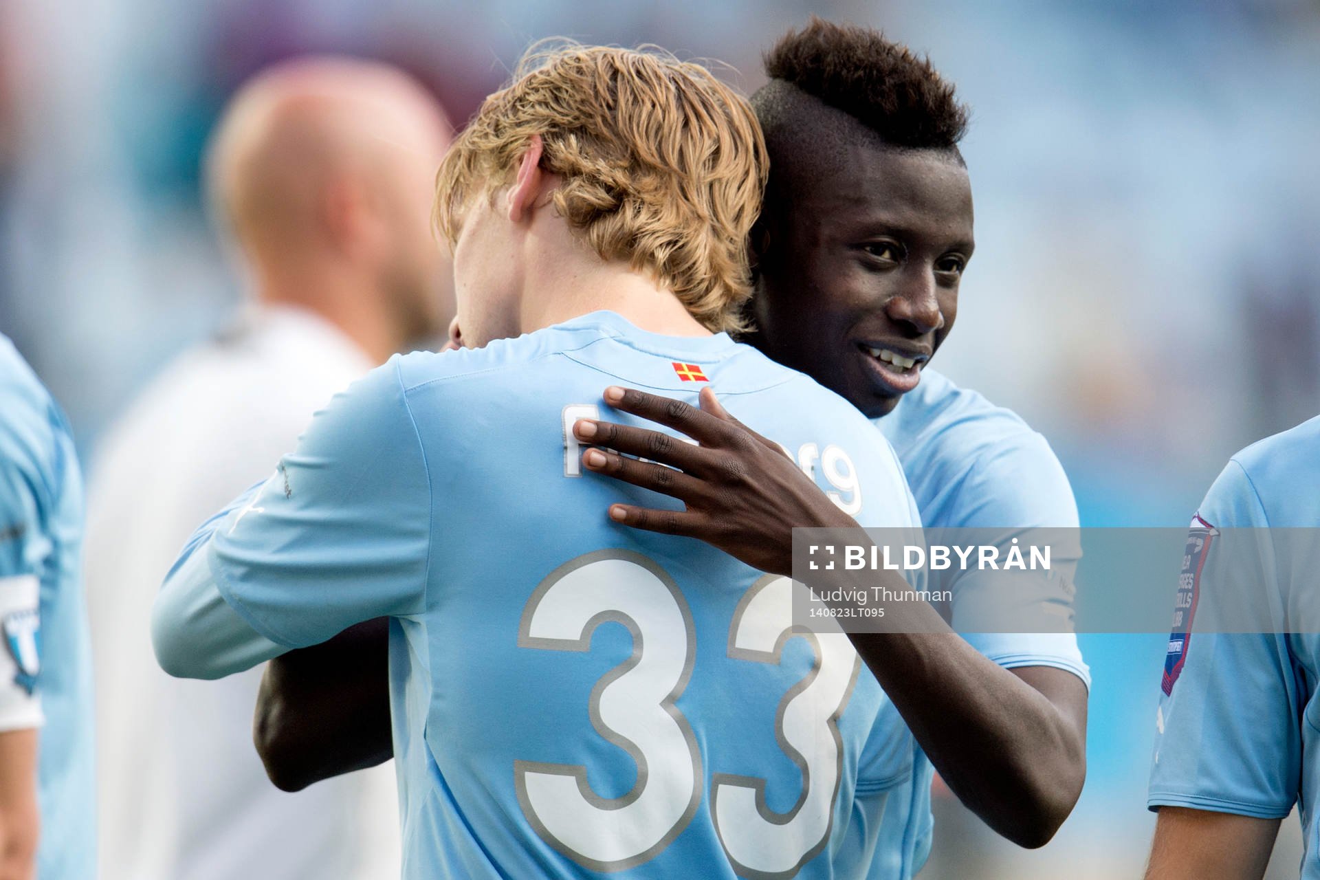 Malmö FFs Pa Konate kramar om Emil Forsberg