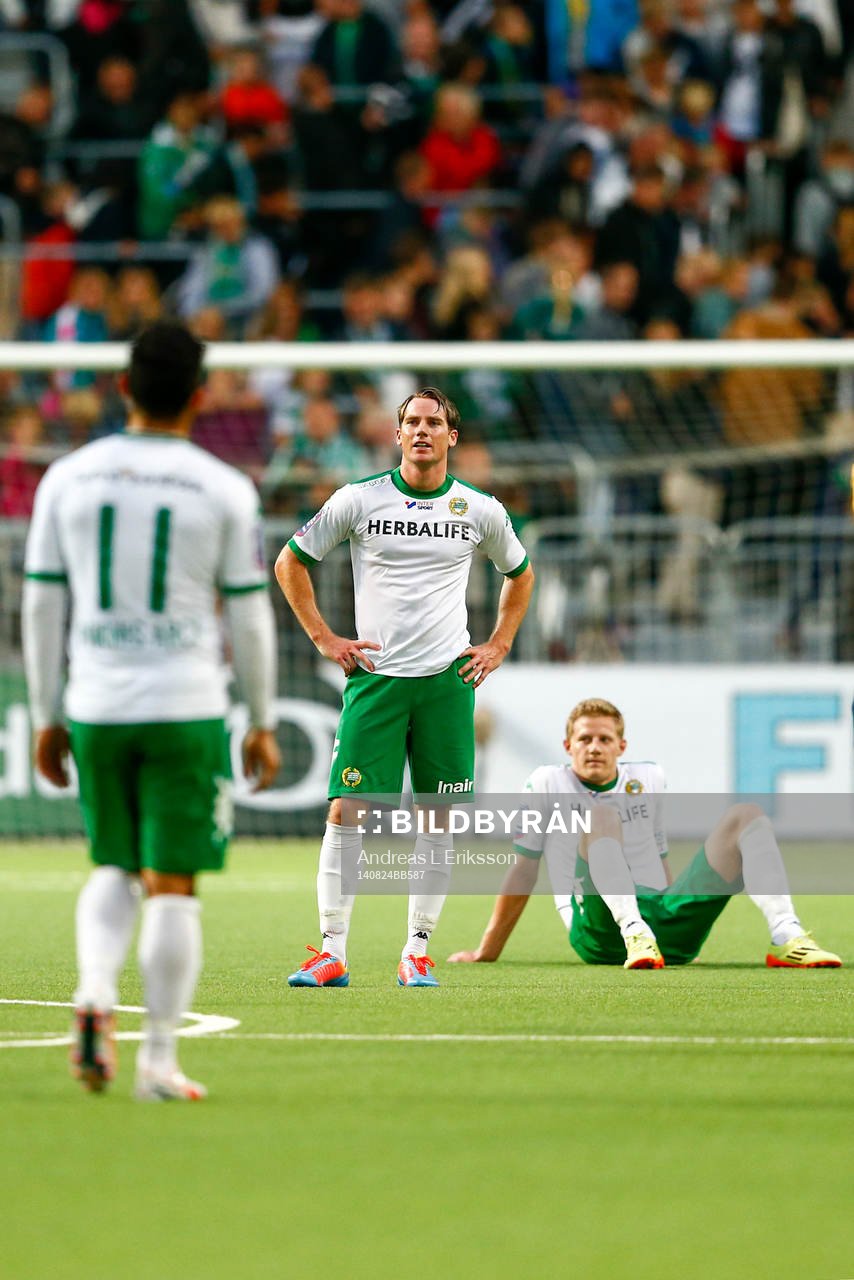 Hammarbys Pablo Pinones-Arce Johan Persson och Lars Sætra