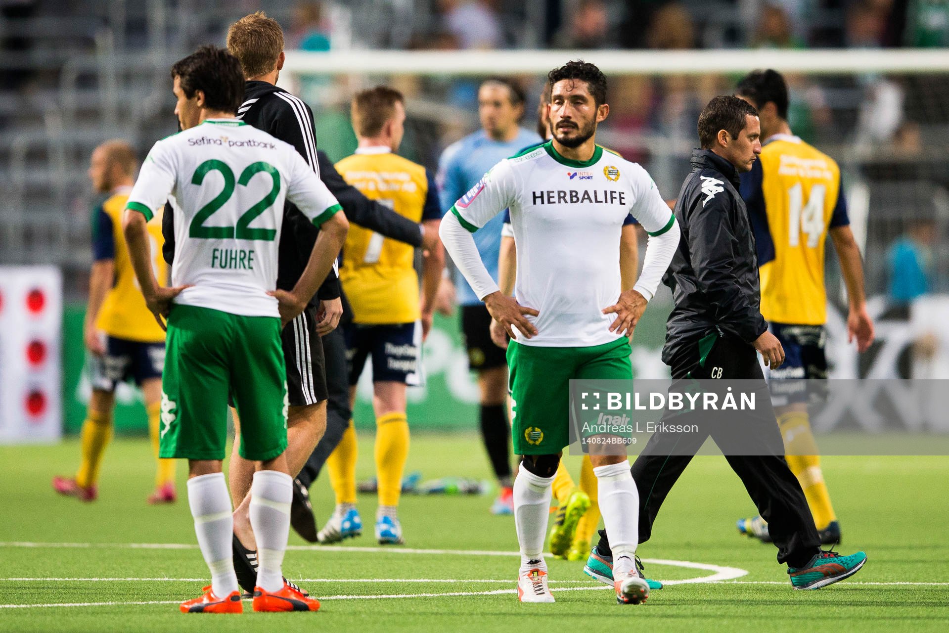 Hammarbys Pablo Pinones-Arce deppar