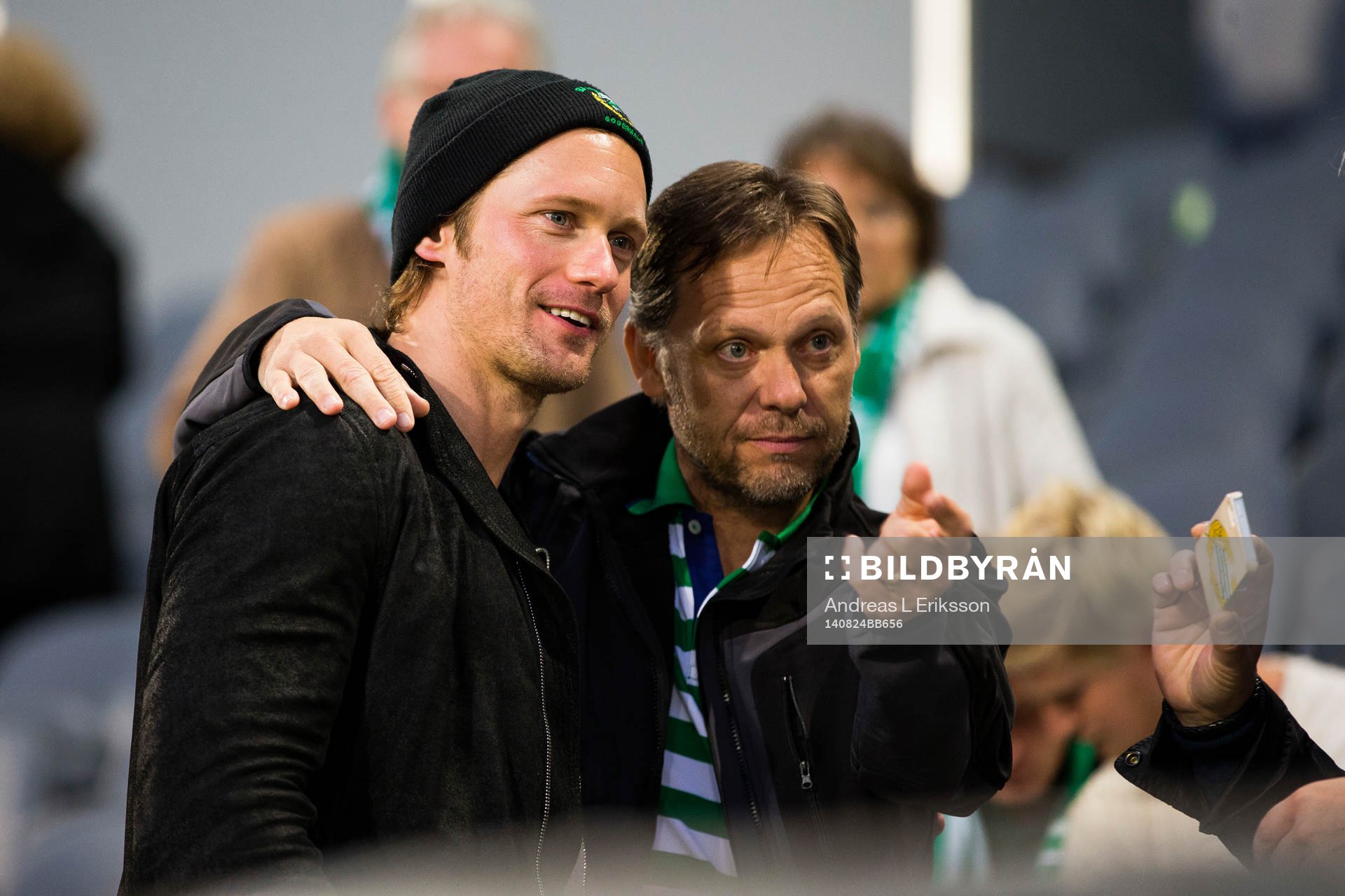 Skådespelaren och Hammarbyaren Alexander Skarsgård