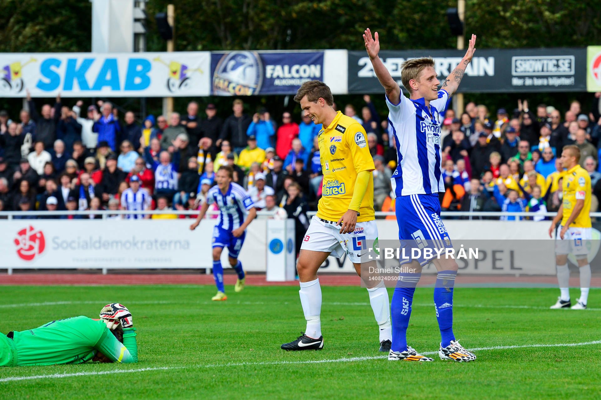 IFK Göteborgs Sören Rieks har gjort 1-0