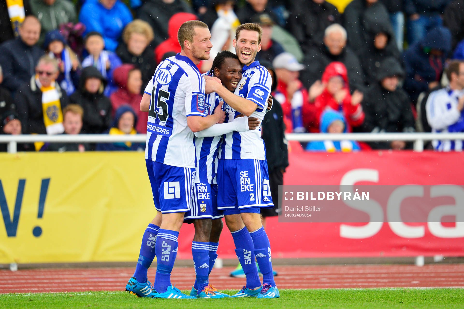 IFK Göteborgs Jakob Johansson, May Mahlangu och Emil
