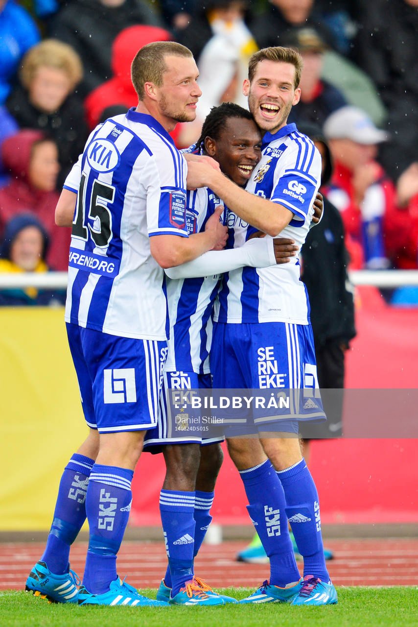 IFK Göteborgs Jakob Johansson, May Mahlangu och Emil
