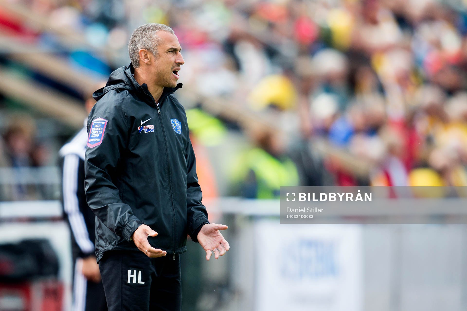 Falkenbergs tränare Henrik Larsson