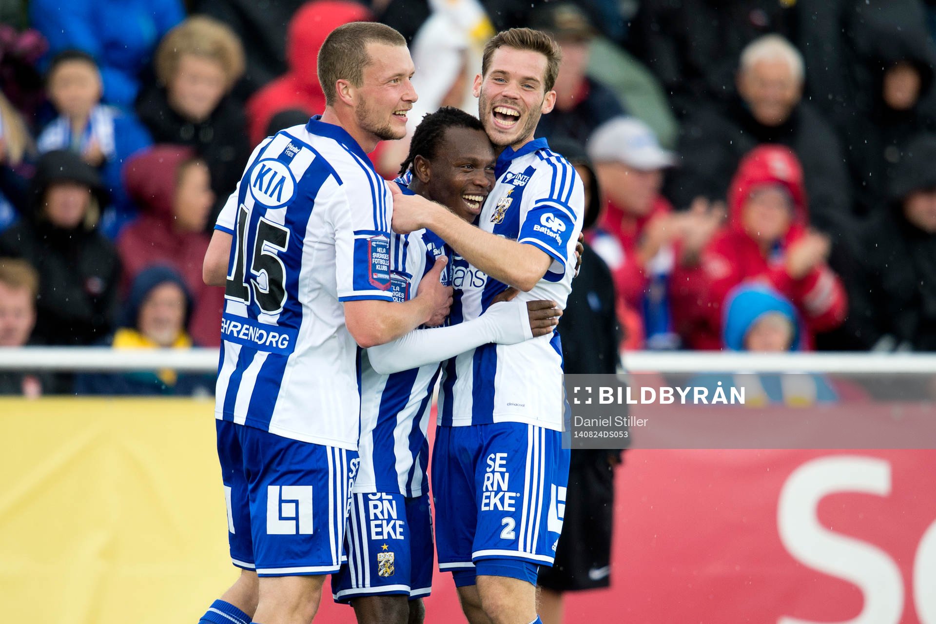 IFK Göteborgs Jakob Johansson och Emil Salomonsson jublar