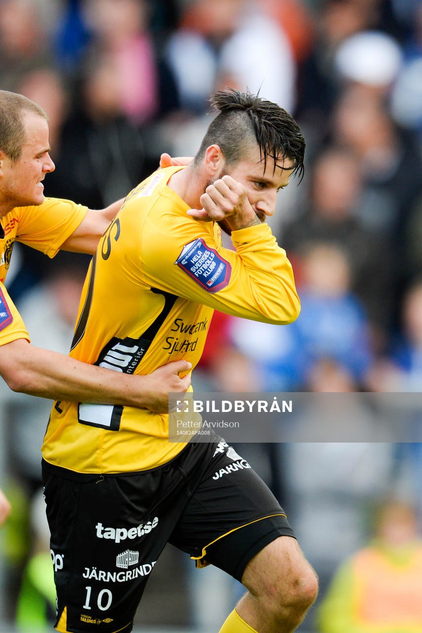 Elfsborgs Mikkel Beckmann jublar
