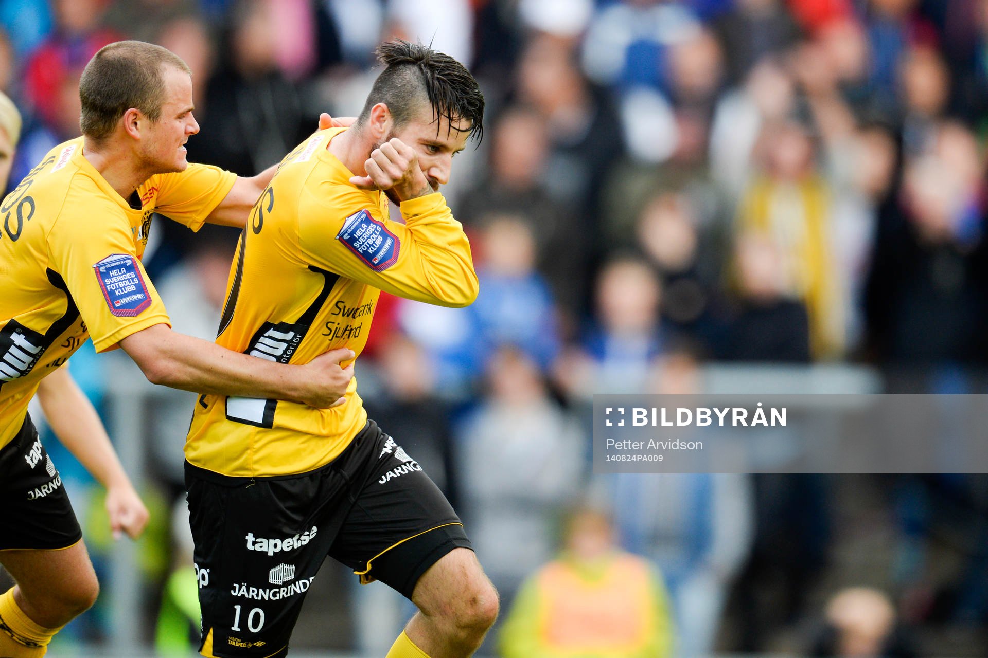 Elfsborgs Mikkel Beckmann jublar