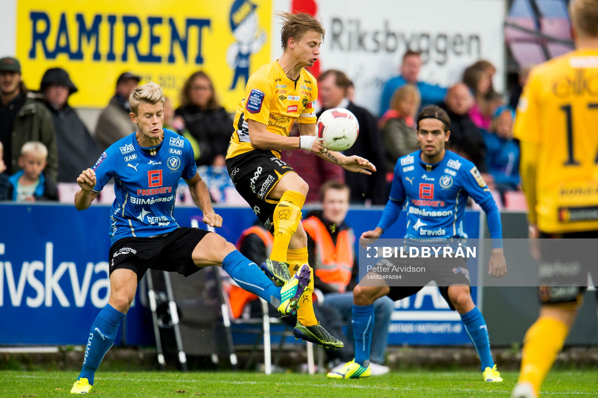 Halmstads Viktor Ljung och Elfsborgs Simon Hedlund
