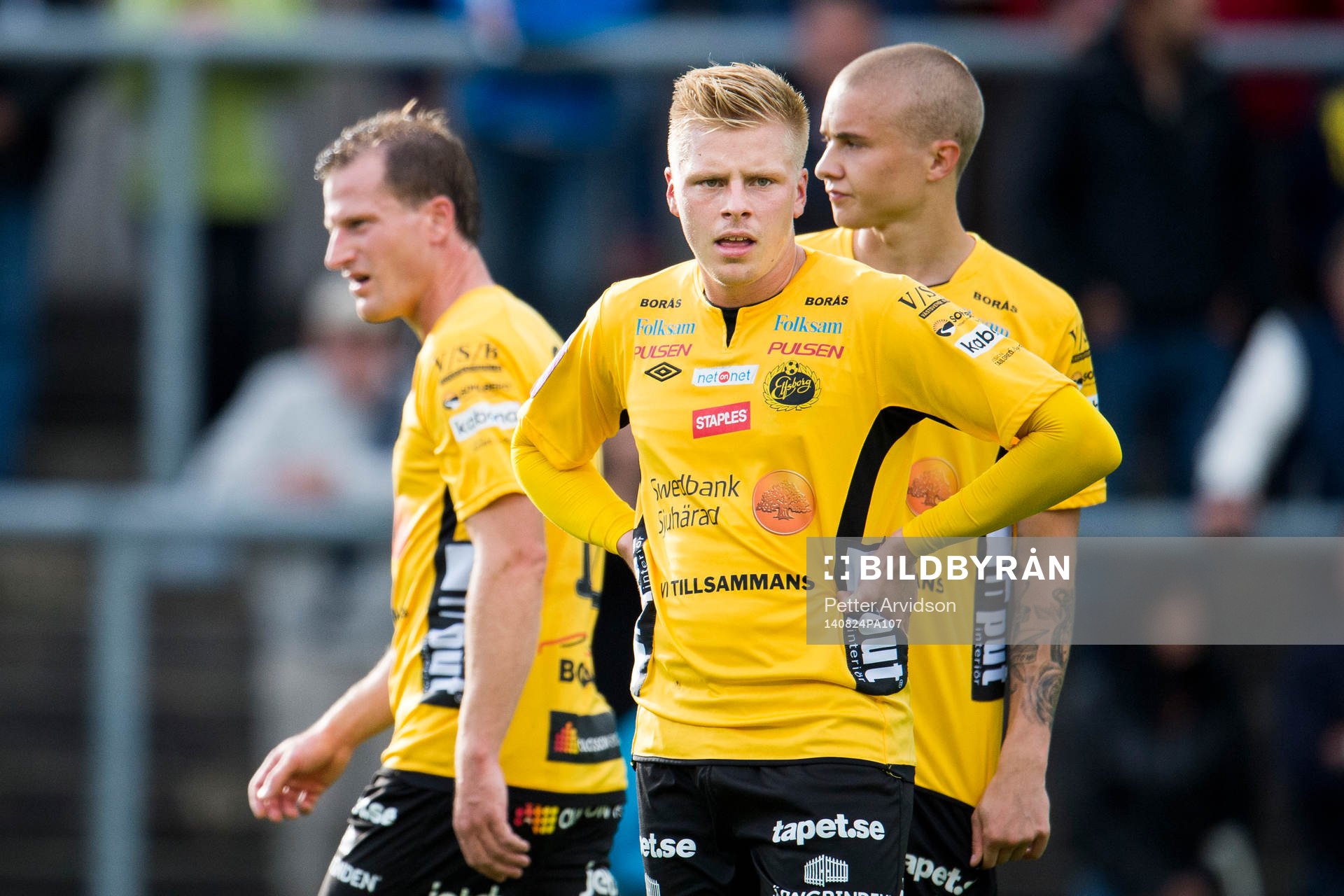 Elfsborgs Daniel Mobaeck (tv) Per Frick (m) och Sebastian