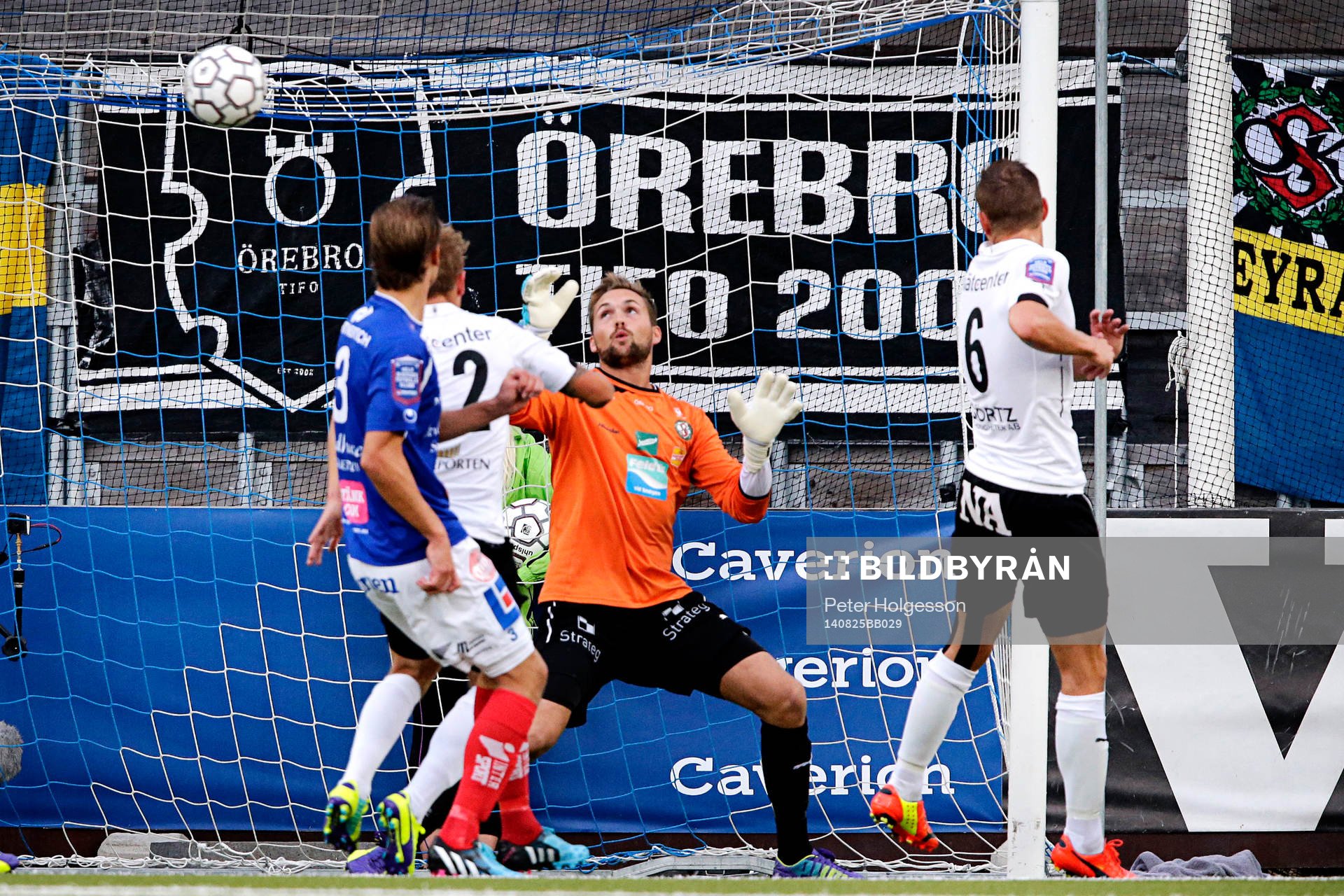 Åtvidabergs Ricardo Santos gör 1-1 bakom Örebros