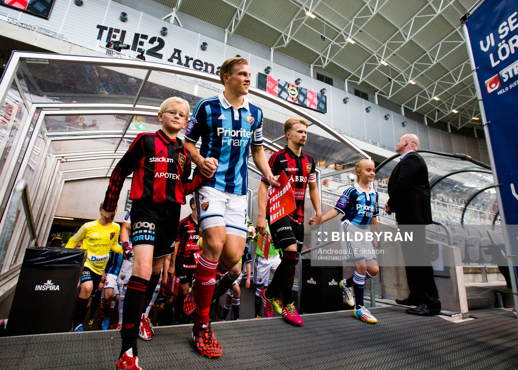Djurgårdens Emil Bergström kliver in på Tele2 Arena