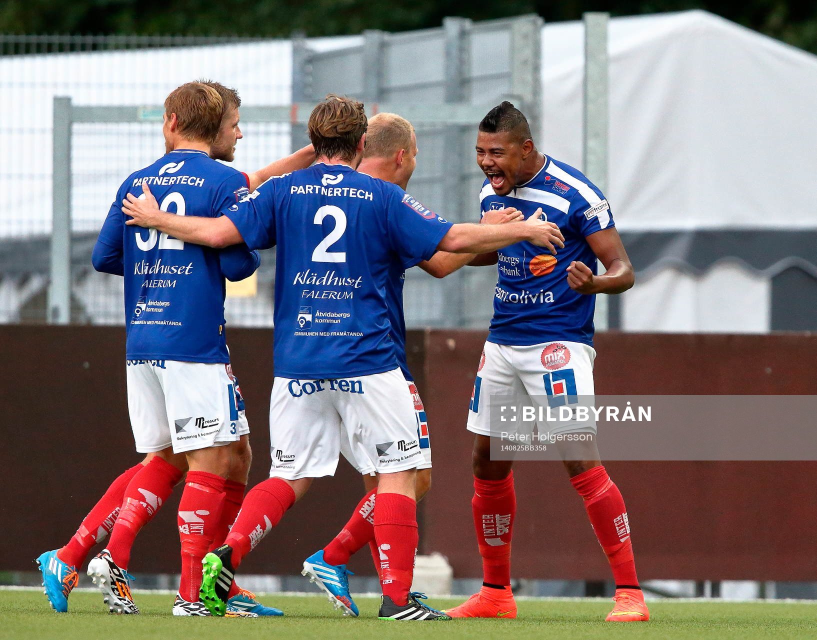 Åtvidabers spelare jublar