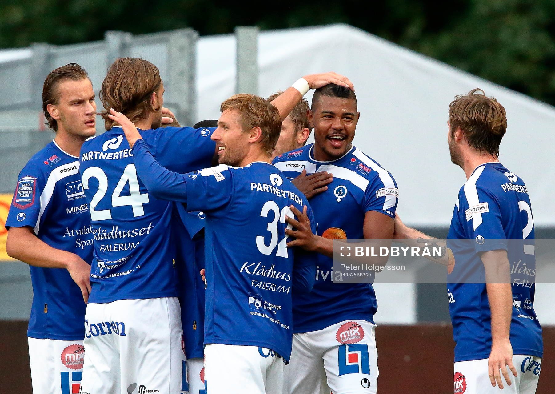 Åtvidabers spelare jublar