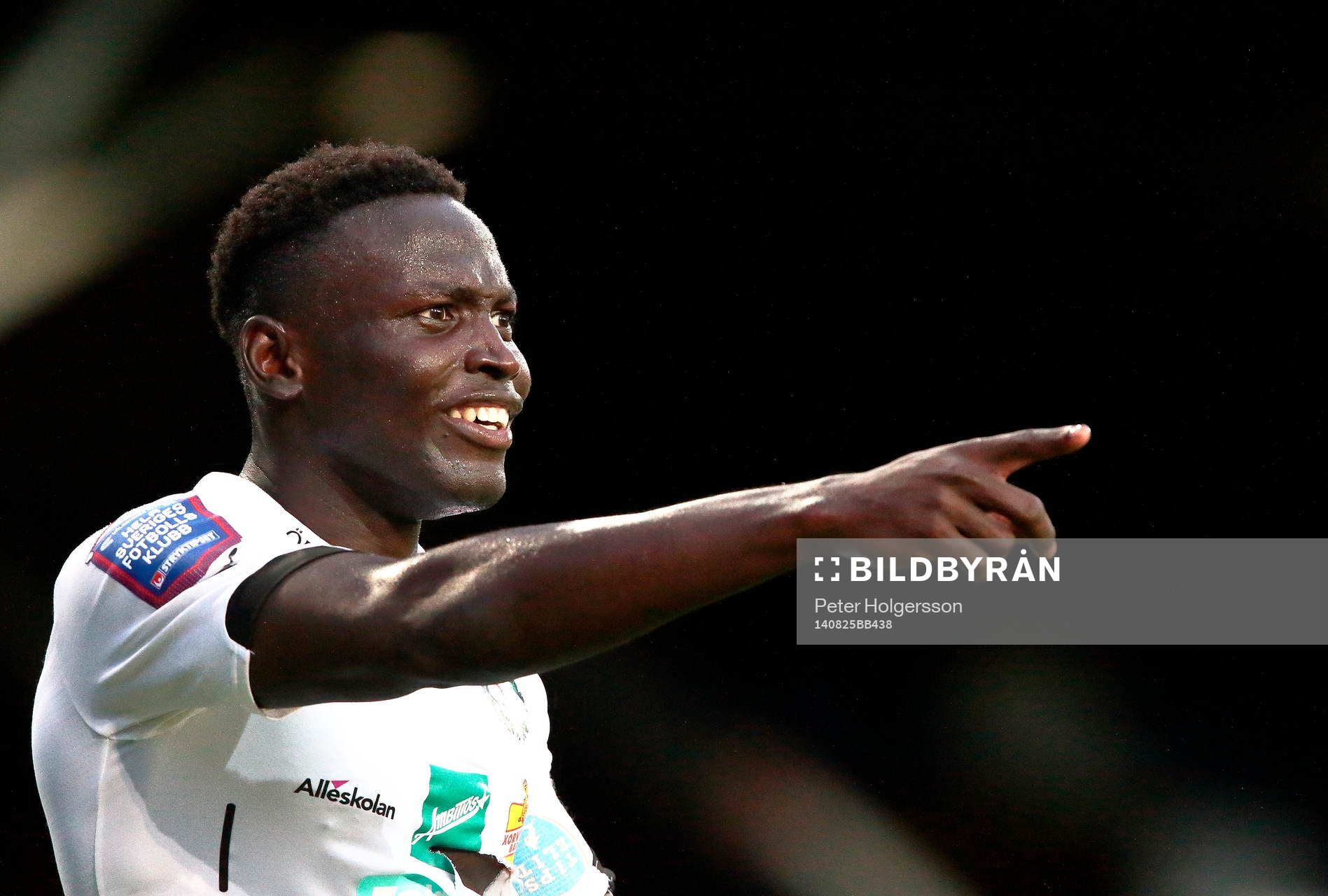 Alhassan Kamara jublar