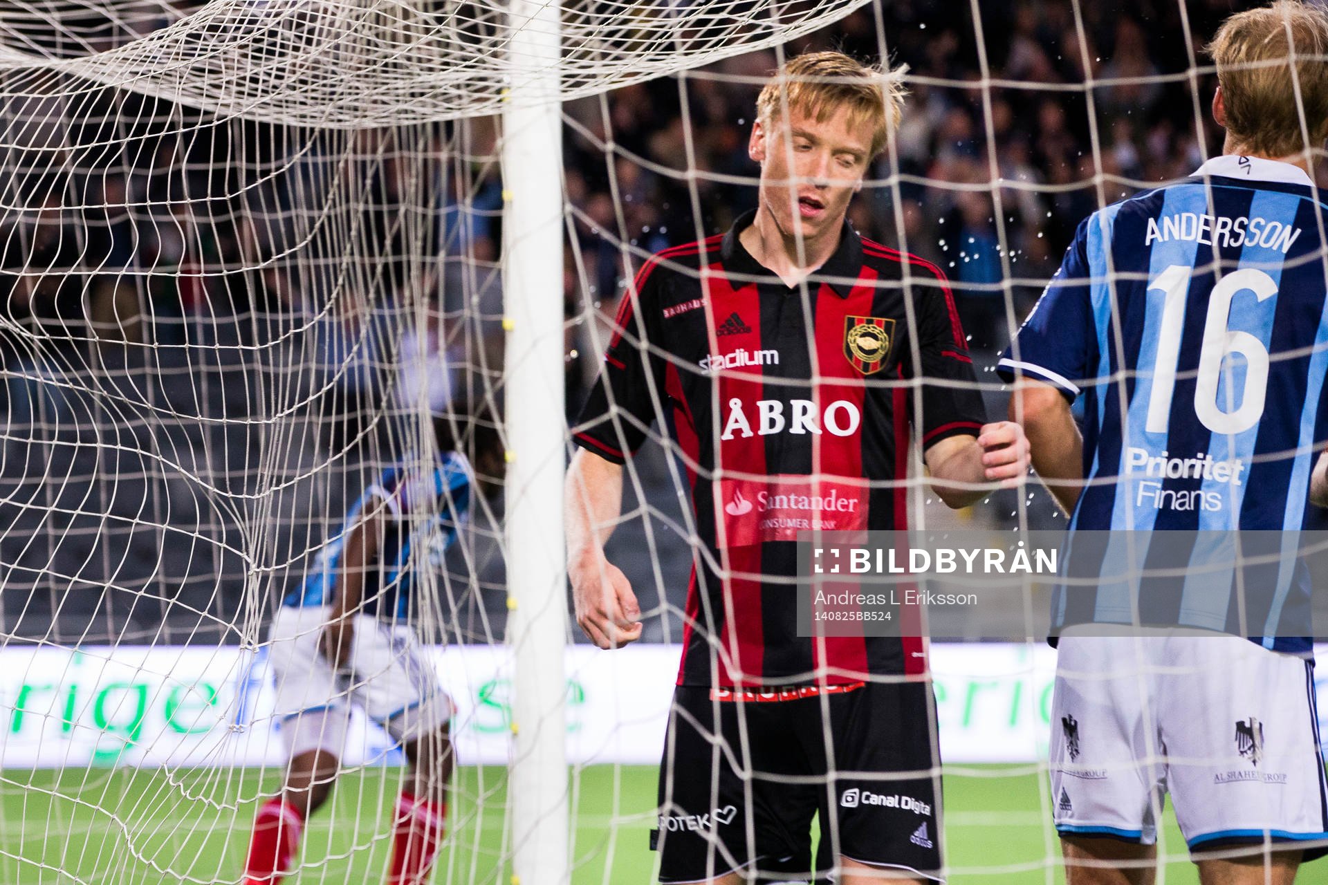 Djurgårdens Amadou Jawo gör 2-0 för Djurgården och