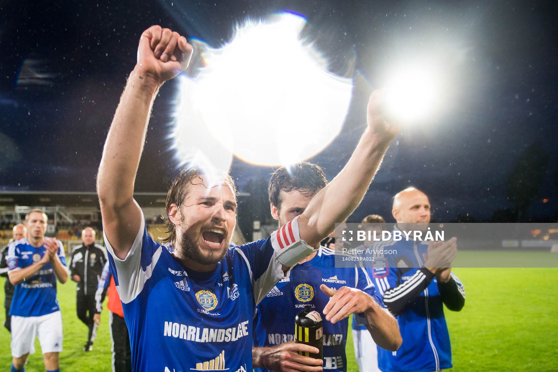 Sundsvalls Kevin Walker jublar